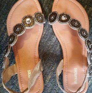 Jeweled sandals