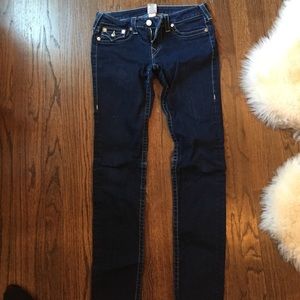 True religion stud back pink jeans