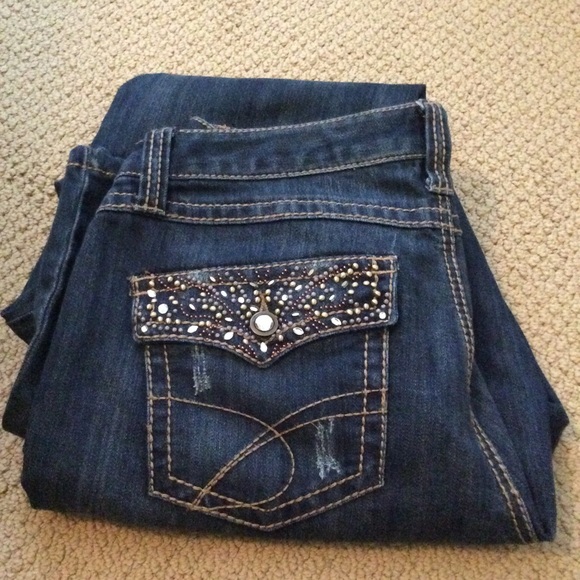 Inc curvy fit bootcut denim jeans 12