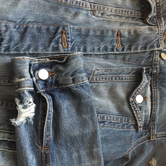 J Brand Distressed Denim Jacket - Picture 4 of 4