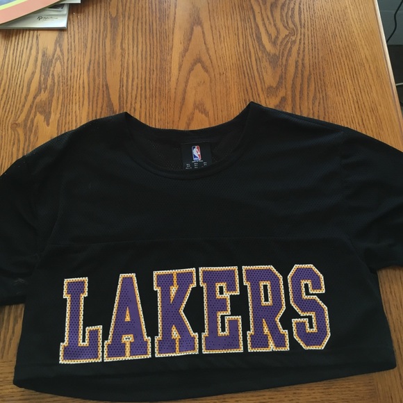 lakers crop top forever 21