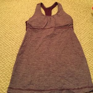 Gently worn Lululemon Yoga Tank- size 8