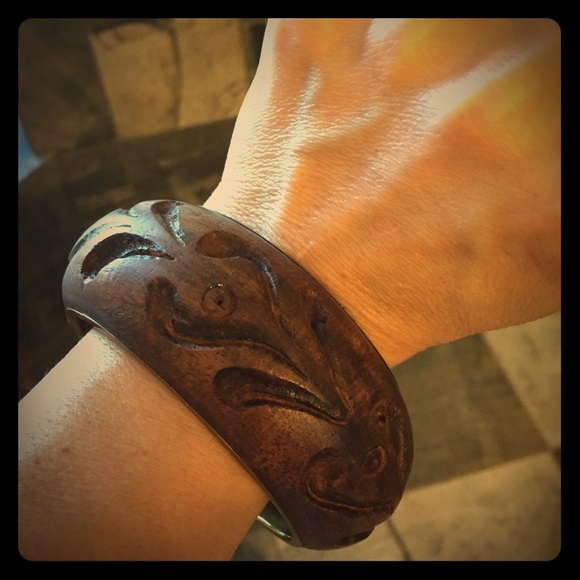 Bohemian wooden bracelet