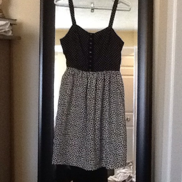 Black & Creme Sundress