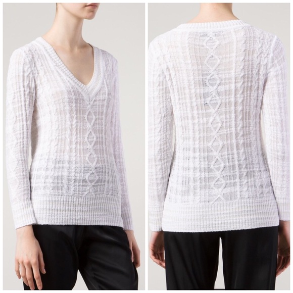 rag & bone Sweaters - Rag & Bone Knitted V Neck Sweater