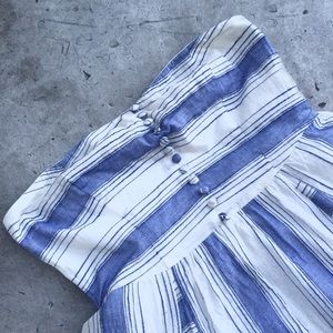 Lucca Couture Dresses - Lucca Couture Blue and White Stripe Summer Dress Lucca Couture Dresses - Lucca Couture Blue and White Stripe Summer Dress