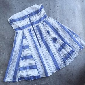 Lucca Couture Dresses - Lucca Couture Blue and White Stripe Summer Dress Lucca Couture Dresses - Lucca Couture Blue and White Stripe Summer Dress