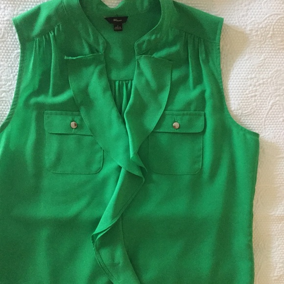 Milano blouse, top, green