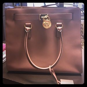 Michael Kors Dusty Rose Hamilton tote