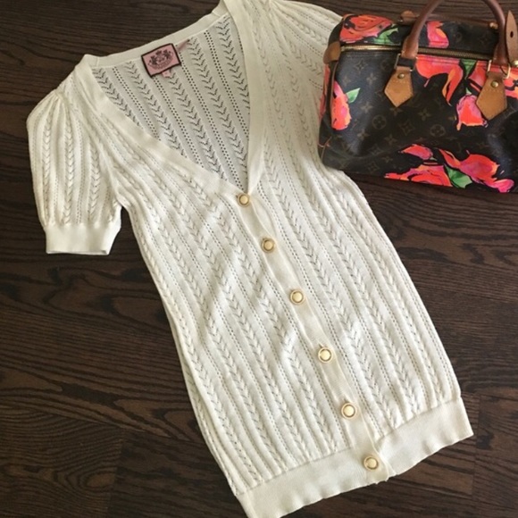 Juicy Couture Crochet Cardigan
