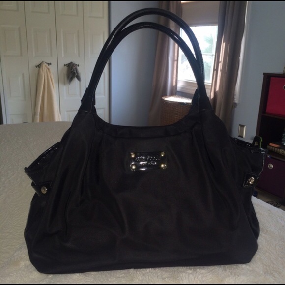 Kate Spade black nylon Stevie