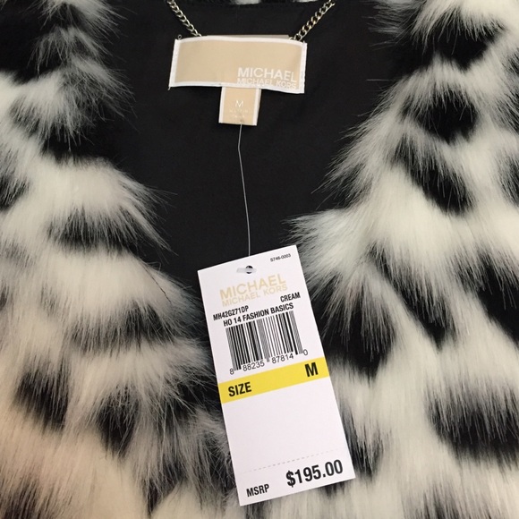 Michael Kors Snow LEOPARD Print Vest - Picture 2 of 2