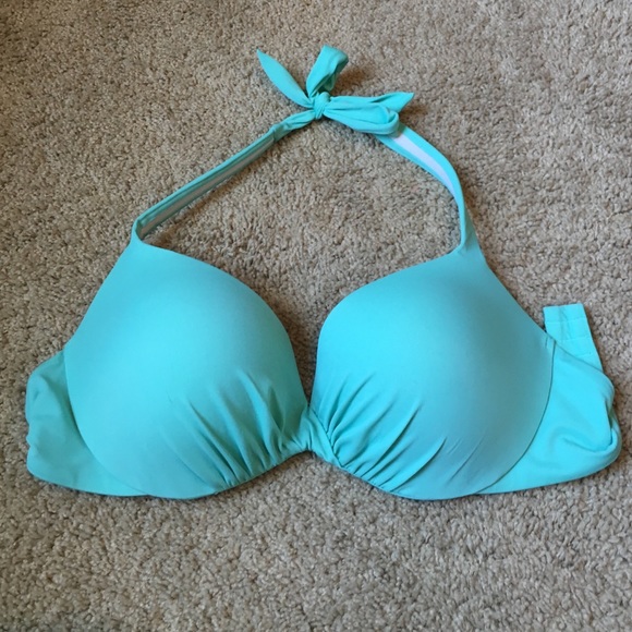 Victoria secret aqua bikini top