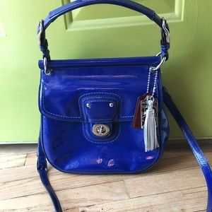 Coach New Willis 21244 in Cobalt Patent