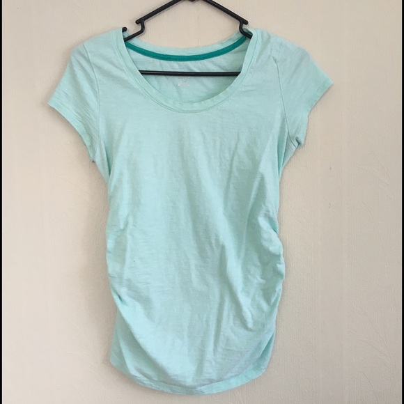 Mint green maternity top
