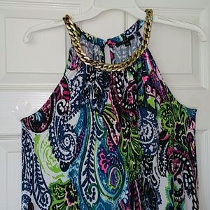 Multi-colored SPRING/ Summer Dress