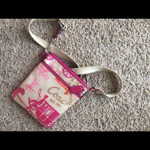 Coach cross body purse