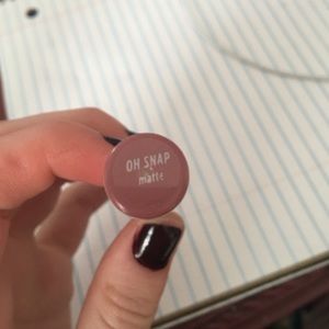 Colourpop lippie stick in "oh snap"