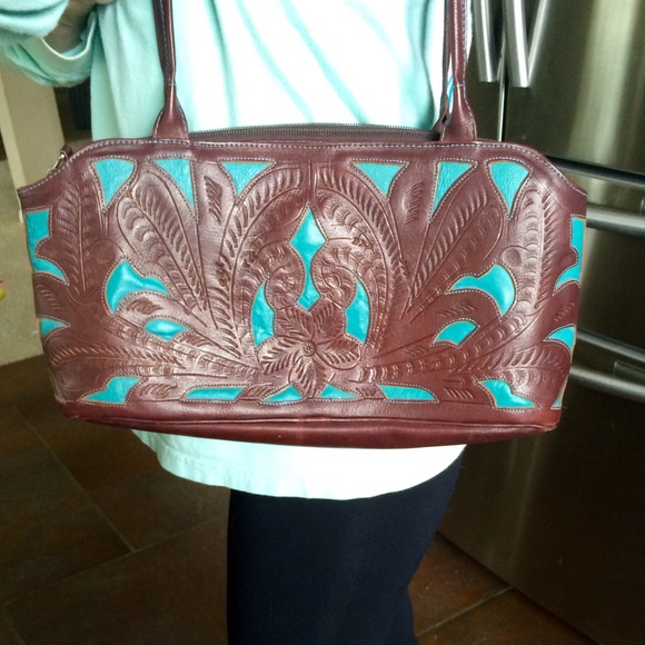t Saldivar hand crafted leather handbag