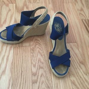Nine West navy espadrilles