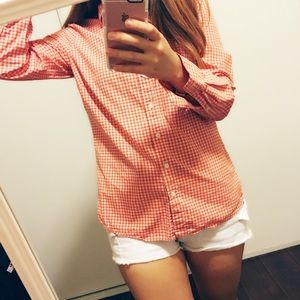 J. CREW women's plaid shirt