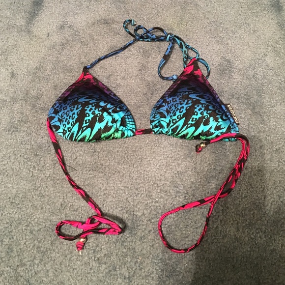 Super cute multi color bikini top - Picture 1 of 1