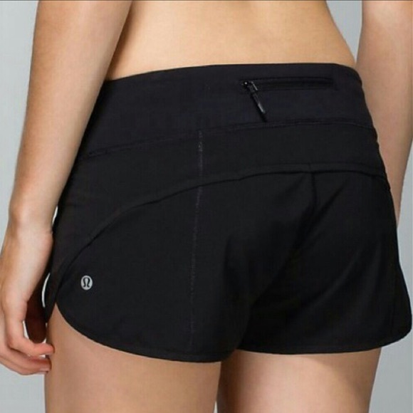 Lululemon size black 8 speed shorts