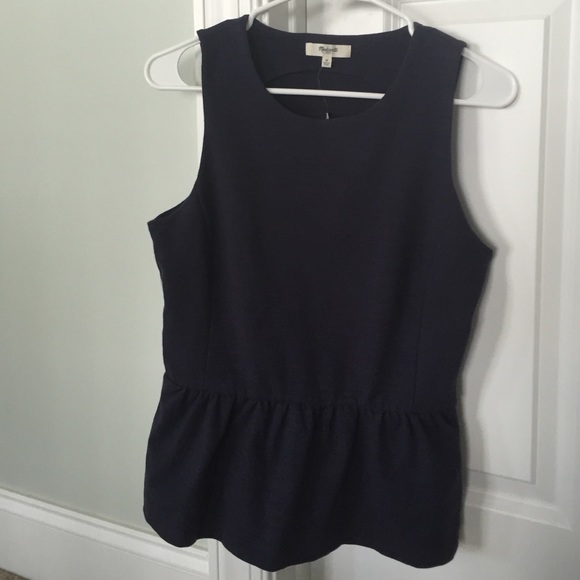 Madewell peplum top