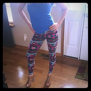 Pattern Print Leggings/tights, one size fits most