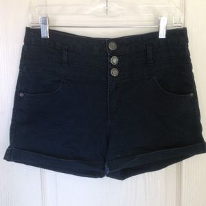 Celebrity Pink high waisted navy shorts sz 7