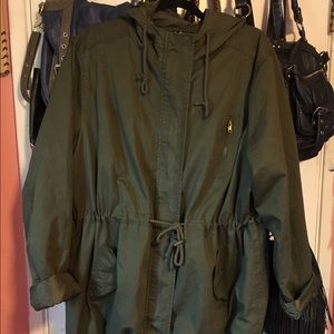 Olive Green military style jacket