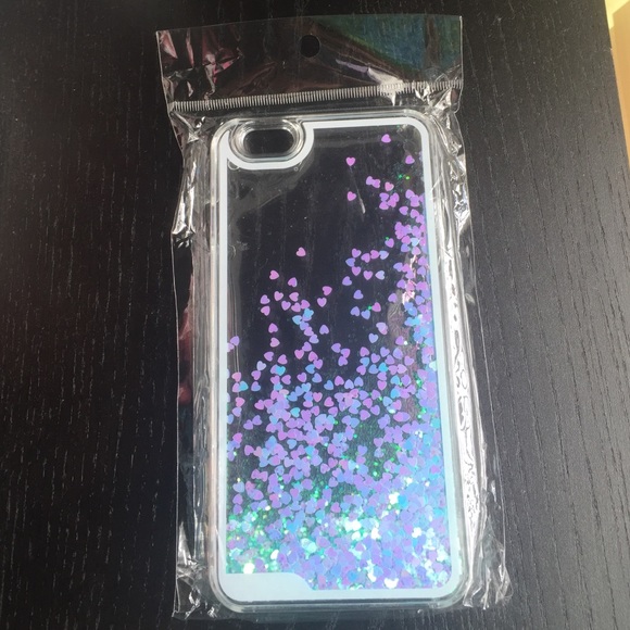 iPhone 6 PLUS falling glitter case