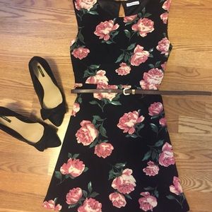 Dainty Hooligan Belted Flower Dress