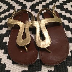 Gold Merona Sandals