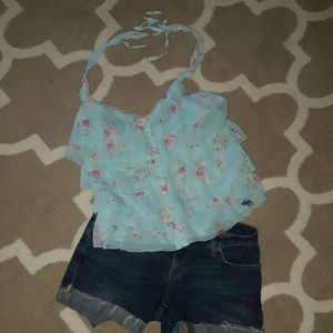 Super Cute Ruffled Halter