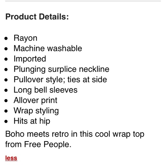 NEW free people top - Picture 3 of 3