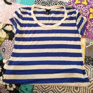 Striped fitted tee