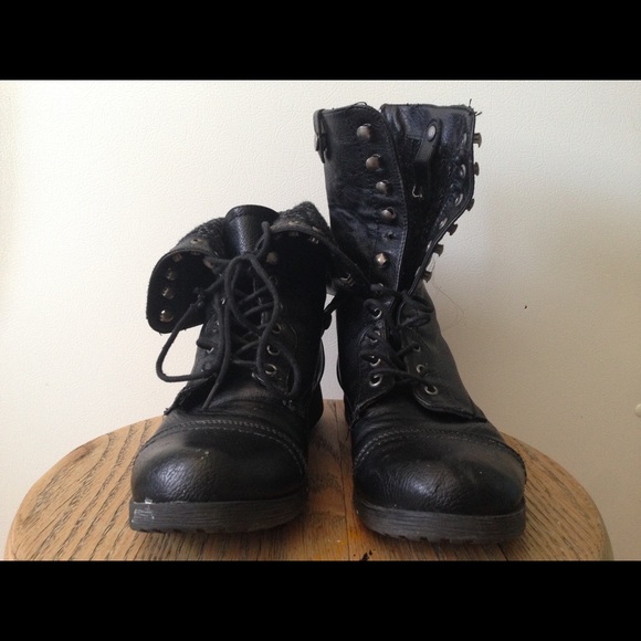 Black Combat Boots