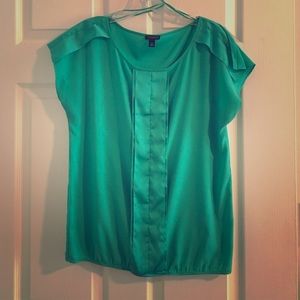 Green Ann Taylor blouse!