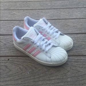 Pink Adidas SuperStar Classics