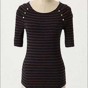 ✏️SALE✏️ Anthropologie Gathered Shoulder Top