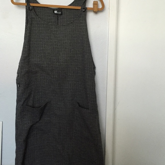 90s plaid midi dress