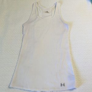 White Under Armour workout tank