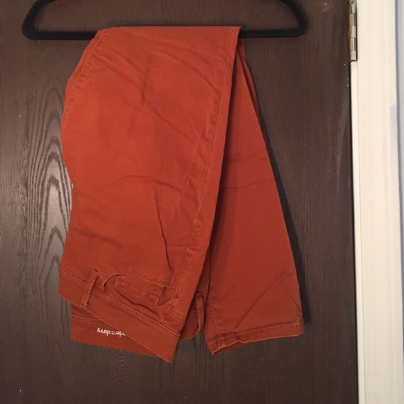 Loft Modern Skinny Rust Pants