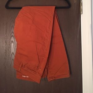 Loft Modern Skinny Rust Pants