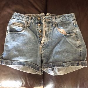 High waisted shorts