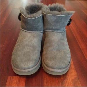 Grey Bailey Button Uggs