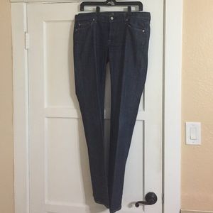 Barely worn designer jeans