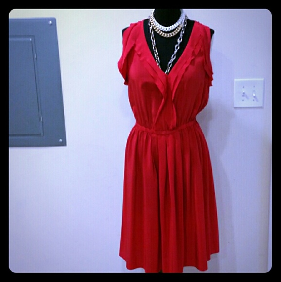 Red silk dress - Spicy up the summer w/some heat