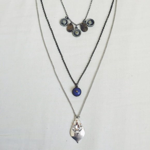 Topshop layered necklaces